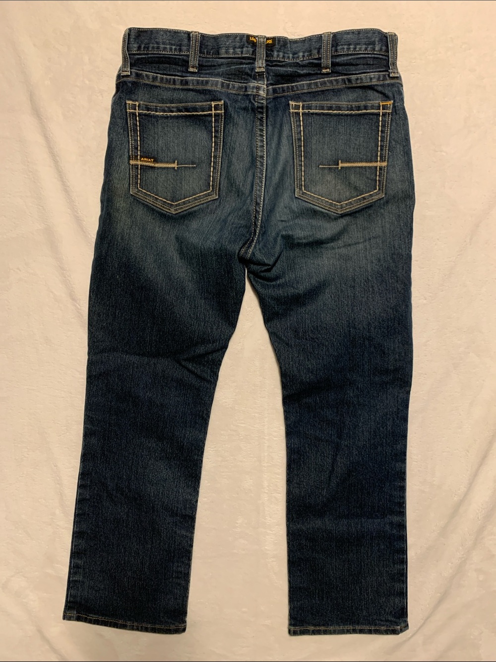 Ariat Rebar M4 Relaxed DuraStretch edge Boot Cut Jeans sz 38x32